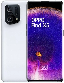 Smartfon OPPO Find X5 5G CPH2305 Dual Sim 8/256GB White (6932169303118)
