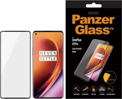 Szkło hartowane Panzer Glass E2E Case Friendly do smartfonu OnePlus 8 Pro Black (5711724070129)
