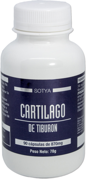Дієтична добавка Sotya Cartlago De Tiburon 870 мг 90 капсул (8427483008712)