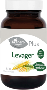 Натуральна харчова добавка El Granero Levager 400 mg 500 капсул (8422584031805)