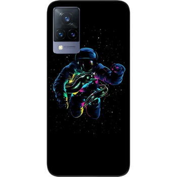 Чехол силиконовый SMTT для Vivo V21 с картинкой В космосе