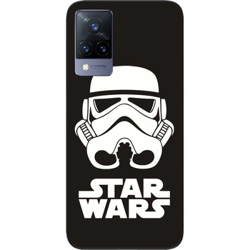 Силиконовый чехол SMTT для Vivo V21 с картинкой Star Wars