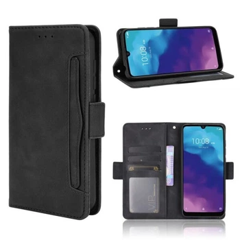 Чехол-книжка с кармашками Deexe Wallet Stand для ZTE Blade A7 (2020) 64GB - Black