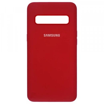 Чохол Avantis Full Soft Case for Samsung Galaxy S10 Plus Red (З мікрофіброю)