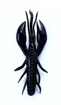 Силикон Nomura Real Craw (съедобный) 100мм 10.4гр. цвет-095 (black green) 6шт