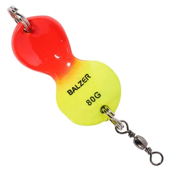 Блесна Balzer Flatfish Spoon 60гр.цвет- orange/yellow