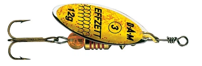 Блесна-вертушка DAM Effzett Predator 4гр (yellow/glitter)