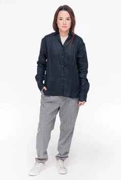Женская рубашка - рубашка Uniqlo UQ0314W XS Темно-синий