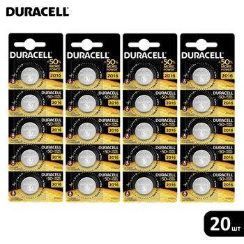 Батарейка Duracell Litium CR 2016 / DL 2016 20шт блістер