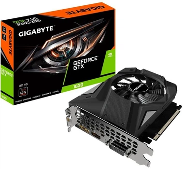 Відеокарта GIGABYTE GeForce GTX1630 4096Mb OC (GV-N1630OC-4GD)