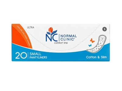 Прокладки щоденні NORMAL CLINIQUE 20шт Comfort - cotton&slim 150мм
