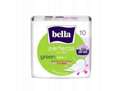 Прокладки гігієнічні BELLA 10шт 4 крапель PERFEKTA ULTRA GREEN