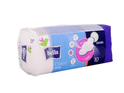 Прокладки гігієнічні BELLA 10шт 4 крапель Classic Nova Drainette White Line