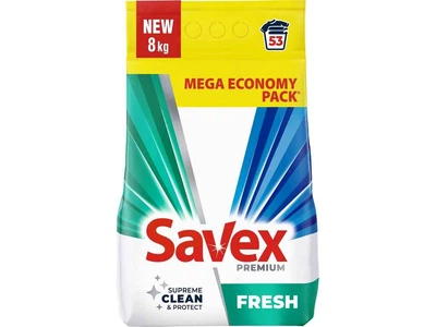 Пральний порошок SAVEX 8кг Premium Fresh