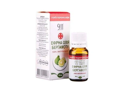 Ефірна олія GREEN PHARM 10мл Бергамот