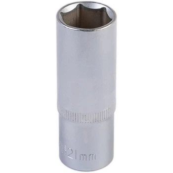 Насадка торцевая 6-гранная удлиненная 1/2 21 мм CRV MASTERTOOL GM (78-0521)