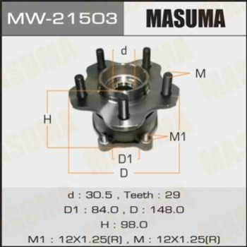 Подшипник ступицы MASUMA MW21503 Nissan Murano 432021AA0B, 43202CA000, 43202JP20A