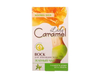 Віск для депіляції LADY CARAMEL тіла "Зелений чай" 16шт