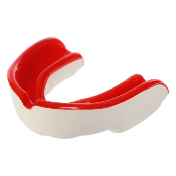 Капа боксерская одночелюстная с футляром Twins Heroe 2Color 006 White-Red
