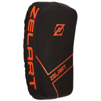 Макивара тай-пэд кожаная пады для тайского бокса Zelart Fight Gear 3147 35х18х8см Black-Orange