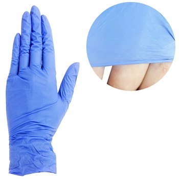 Перчатки нитриловые MediOK BLUE ECO PLUS голубые 100 шт (0305411)