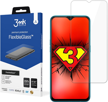 Захисне скло 3MK Flexible Glass для Realme C11 (5903108299169)