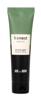 Гель для гоління та оформлення лінії бороди Jar for Men від honest products, 100мл