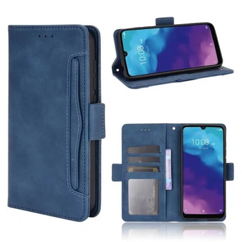 Чохол-книжка з кишеньками Deexe Wallet Stand для ZTE Blade A7 (2020) - Blue