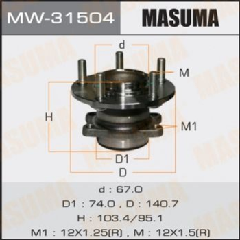 Подшипник ступицы MASUMA MW31504 Mitsubishi Lancer, Outlander, ASX 3785A008