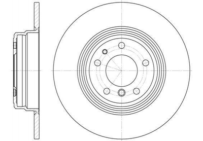 Тормозные диски ROADHOUSE 651000 BMW 7 Series, 8 Series 230400, 34211157953, 34211159900