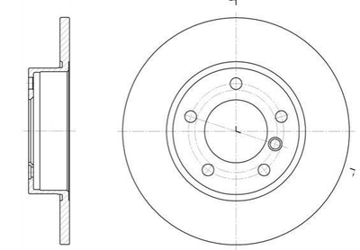 Тормозные диски ROADHOUSE 6323.00 BMW 3 Series 230227, 34111160673, 34116757750