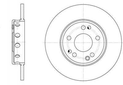 Тормозные диски ROADHOUSE 631100 Mercedes E-Class 1244211312, 230124, A1244211312