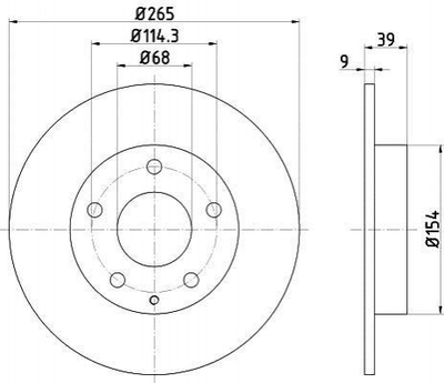 Тормозные диски TEXTAR 92267703 Mazda 3 B45G26251B, B45G26251A, BJS726251A