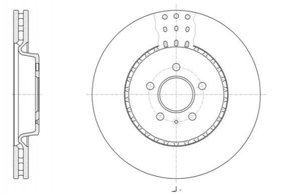 Тормозные диски REMSA 61493.10 Audi A6, A4, A7, A5, Q5, A8, Allroad 4G0615301