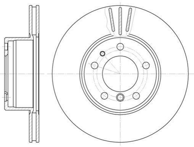 Тормозные диски ROADHOUSE 6348.10 BMW 5 Series, 7 Series 230188, 34111157503, 34111158040