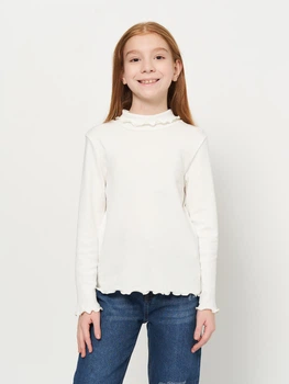 Підліткова водолазка-гольф для дівчинки Бемби City collection GF120-200 146 см Молочна (02120021168.200)