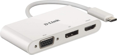 Хаб D-Link DUB-V310 3-in-1 USB-C до HDMI/VGA/DisplayPort (DUB-V310)