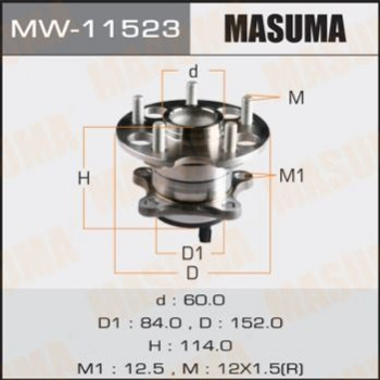 Підшипник маточини MASUMA MW11523 424500T010