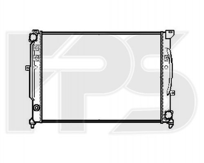 Радіатор охолодження двигуна FPS FP12 A464 Audi A4, A6; Volkswagen Passat; Skoda Superb 4B0121251F, 4B0121251K, 8D0121251D