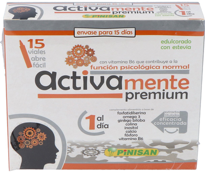 Натуральна харчова добавка Pinisan Activamente 15 шт (8435001001855)