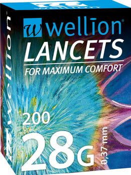Ланцети Wellion 28 г (G) 200 штук