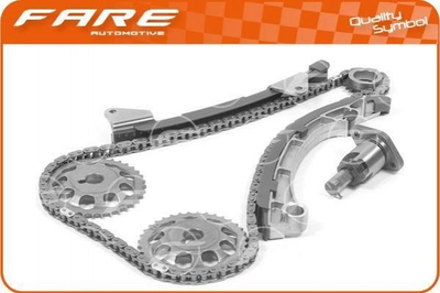 Цепь ГРМ FARE SA 13857 Toyota Celica, Avensis, Rav-4, Corolla, Camry, Auris, Yaris, Previa; Daihatsu Sirion; Citroen C1; Peugeot 107; Renault Clio 135060D020, 135210D020, 135230D020