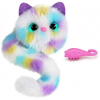 Интерактивная мягкая игрушка кошечка Помсис Фанфетти Skyrocket Pomsies Funfetti (01938)