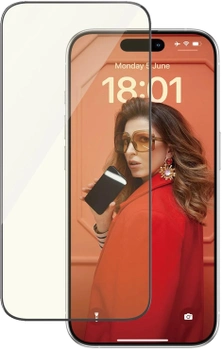 Szkło hartowane Panzer Glass Ultra-Wide Fit Eye Care do Apple iPhone 15 Pro Black (5711724028144)