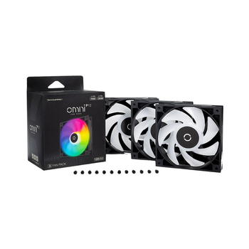 Кулер для корпуса Tecware Omni P12 - 3-Fan Pack (Black) ARGB + PWM (TWAC-OMP12-3BK)