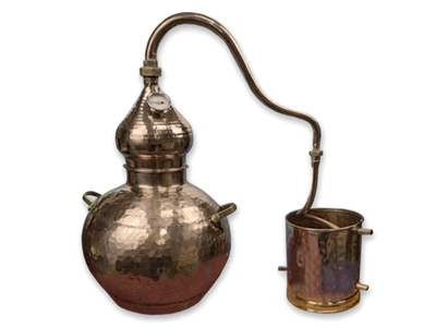 Аламбік мідний з термометром на 10 л (Португалія) (AL10T) Alamcopper