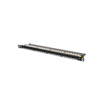 Патч-панель 19 0.5U, 24xRJ45, cat 6 UTP в зборі Digitus (DN-91624U-SL-SH)
