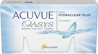 Контактные линзы Acuvue Oasys Hydraclear Contact Lenses Replacement 2 недели -3.00 BC/8.4 12 шт (733905651779)