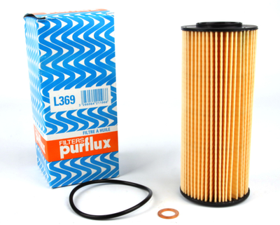 Фильтр масляный Purflux L369 BMW 3 (E46/E90) / 5 (E60/E61) / 7 (E65-67) 2.5-3.5d