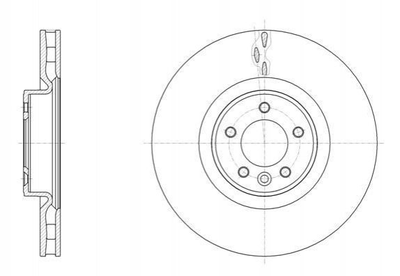 Диски гальмові ROADHOUSE 61611.10 Land Rover Range Rover LR016176